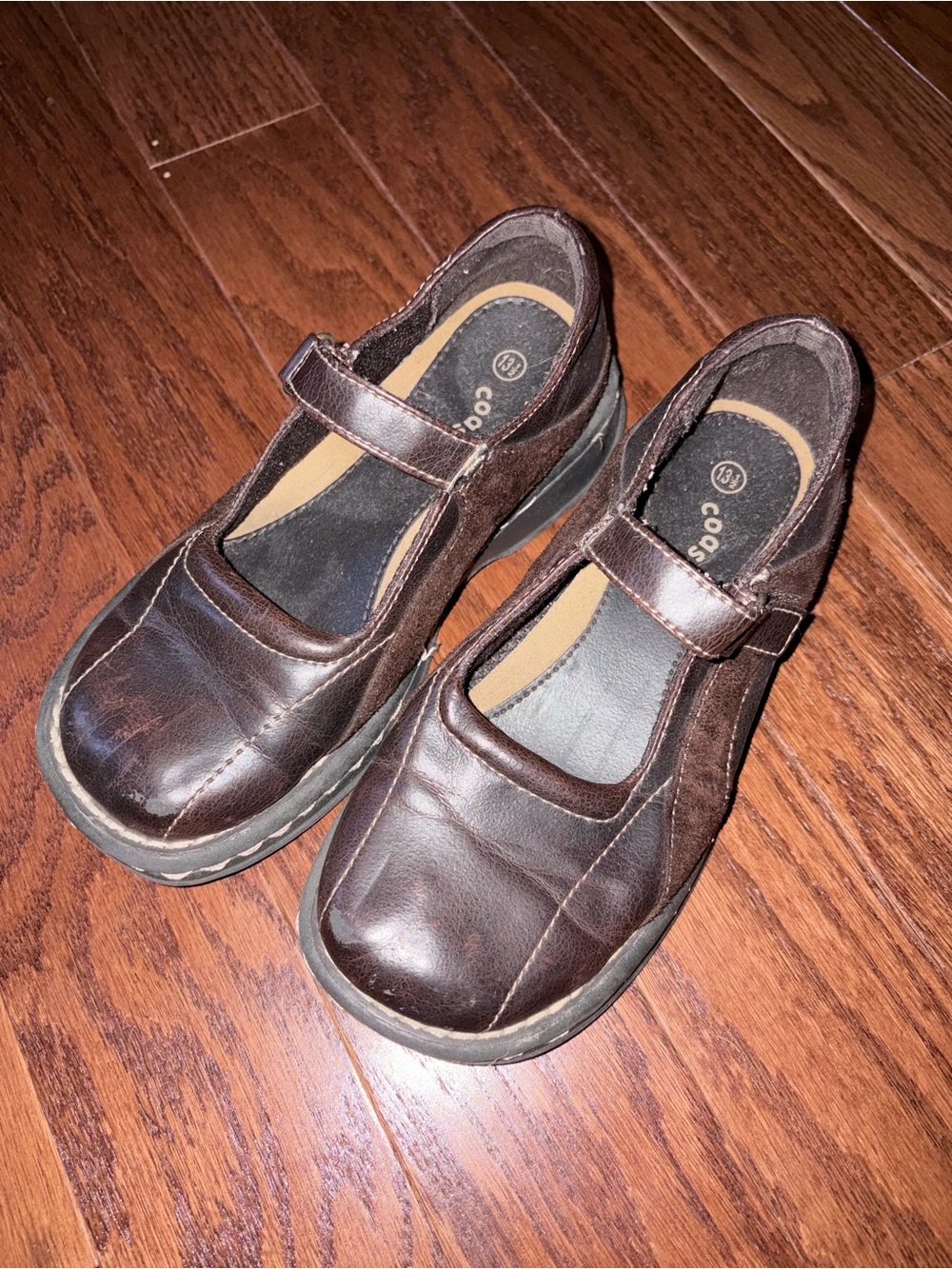 Classic Brown Mary Jane School Shoes for Girls
